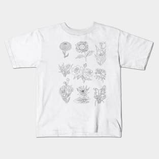 Botany line work Kids T-Shirt